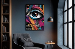 Abstract Eye Wall Art | Printable Poster in Multiple Sizes Product Image 2