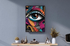 Abstract Eye Wall Art | Printable Poster in Multiple Sizes Product Image 4