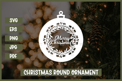 Christmas Ornament SVG,Christmas Paper cut SVG Product Image 1