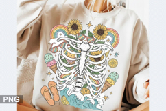 Christmas Skeleton Sublimation - Christmas PNG Design Product Image 1
