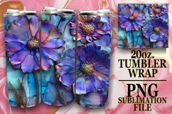 Radiant Flower Glitter Tumbler Collection Product Image 1