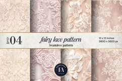 Fairy Lace Digital Paper, Floral Lace Pattern Product Image 1