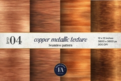Copper Metallic Texture | Brushed Foil Background Product Image 1