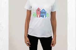 christmas houses bundle, sublimation png Product Image 6
