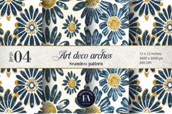 Daisy Floral Pattern | Block Print Daisy Texture Product Image 1
