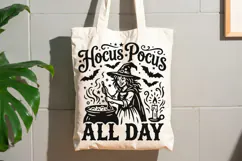 Hocus Pocus All Day Svg, Halloween Witch Svg, Funny Svg. Product Image 7