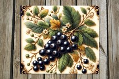 Berries | 8 Retro style Skinny tumbler Sublimation designs Product Image 6