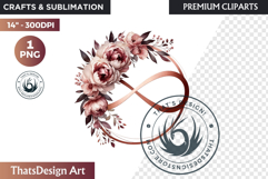 Romantic floral arrangements Clipart PNG, wedding flowers Product Image 1