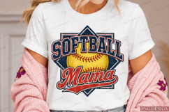 Softball Mama PNG Design softball mama png, softball mom png Product Image 6