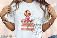 Bride Chibi PNG Bridal Shower Sublimation Bridesmaid design Product Image 7