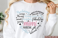 Grandma SVG, Mother&#039;s Day Heart SVG Product Image 1