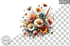 Flowers Sublimation - Clipart PNG Design Product Image 1