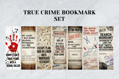 True Crime Bookmark Set,Mystery &amp; Crime Scene Bookmarks Product Image 6