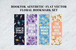 Pastel BookTok Aesthetic Flower Bookmark Set Product Image 6