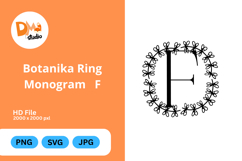 Botanika Ring Monogram Product Image 1