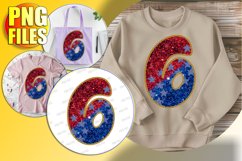 6 Doodle Letter Style PNG Merry Winter Design! Product Image 1