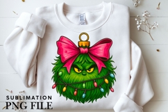 Green Christmas decoration png design for T-shirts Product Image 3