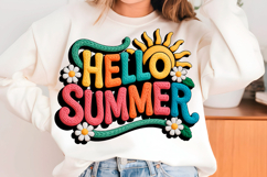 Faux Yarn Summer PNG, Beach Vibes Png Product Image 6