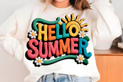 Faux Yarn Summer PNG, Beach Vibes Png Product Image 6