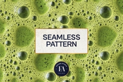 Matcha Foam Texture, Green Bubble Pattern Product Image 3
