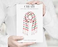 Christmas Accessories Clipart, Vintage PNG Product Image 7