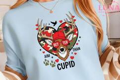 Better Aim Than Cupid Deer PNG, Boys Valentines png, Retro Product Image 4