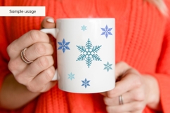 Snowflake SVG Bundle Christmas Winter Cut Files Product Image 4