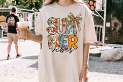 Summer Vibes PNG sublimation |Beach &amp; Summer PNG T-Shirt Product Image 3