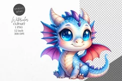 Dragon clipart, Fantasy clipart, Nursery clipart Product Image 1