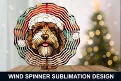 Christmas Stained Glass Wind Spinner - Dog Wind Spinner Product Image 7
