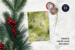 Spilled Matcha Texture, Green Abstract Liquid Digital Paper Product Image 4