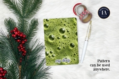 Matcha Foam Texture, Green Bubble Pattern Product Image 4