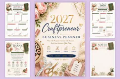 2027 Craft preener Business Planner Product Image 6