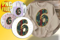6 Doodle Letter Style Glyph Cheerful Christmas Vibes! Product Image 1
