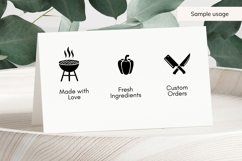 Barbecue SVG Bundle | 38 BBQ &amp; Grill Icons PNG DXF Product Image 6