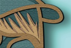 Woman 3D Multilayer SVG/ Woman 3D mandala/ Woman paper cut Product Image 6