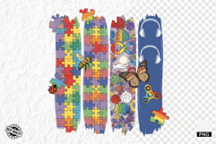 Autism Brushtrokes Clipart Product Image 1