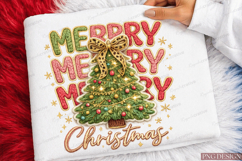 Coquette Floral Merry Christmas Png Product Image 5