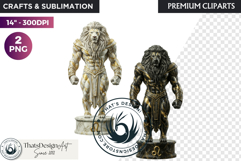 Zodiac Astrology Black and white Marble Statues Horoscope Product Image 1