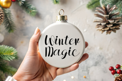 Frosty Christmas is a charming handwritten script Product Image 6