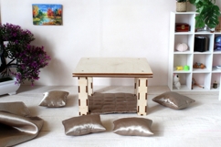 Miniature kotatsu table, traditional Japanese warm heated Product Image 6