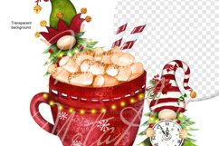 Christmas Gnomes Christmas Trees with Coffee mug, Christmas Product Image 4