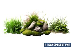 Spring Grass Overlays Clipart, Product Image 1