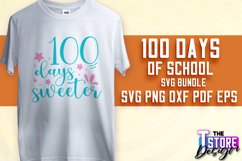 100 days of school SVG Design|Quotes SVG Design | School SVG Product Image 1