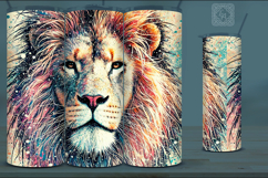 4 Lion Tumbler Sublimation, 20 oz Tumbler Wrap Product Image 2