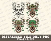 St. Patrick’s Day Buck Camo SVG PNG | Boys St Patricks SVG Product Image 6
