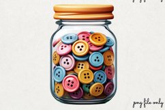 Retro Sewing Sublimation Clipart PNG Product Image 1