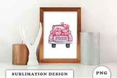 Valentine truck XOXO PNG Product Image 6