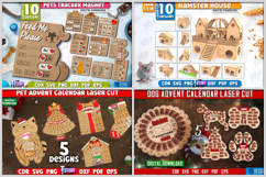 455 Pets Mega Bundle Laser Cut Files | Dog and Cat Lovers Product Image 6