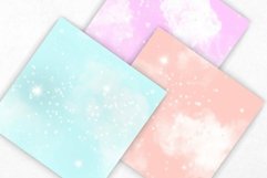 Pastel Clouds Digital Paper Pattern Product Image 3